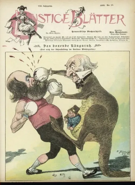 Framed Print : 1893 / Home Rule / Lustige Framed Print : 1893 / Home Rule / Lustige