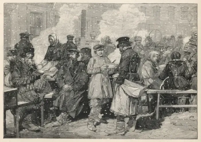 Framed Print : 1894 / Moscow Soup Kitchen Framed Print : 1894 / Moscow Soup Kitchen