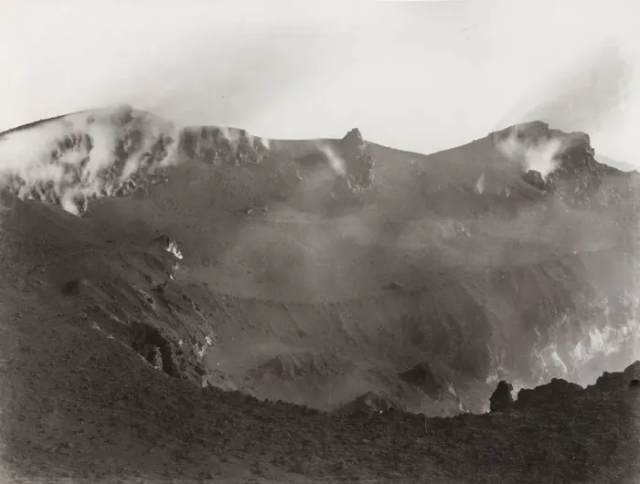 Framed Print : 1895 eruption of the volcano Mount Vesuvius Framed Print : 1895 eruption of the volcano Mount Vesuvius