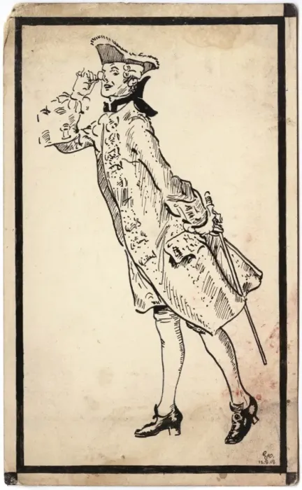 Framed Print : 18th century gentleman by George Ranstead Framed Print : 18th century gentleman by George Ranstead