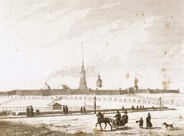 Framed Print : 18th century. Russia. St. Petersburg. Peter and Paul Fortres Framed Print : 18th century. Russia. St. Petersburg. Peter and Paul Fortres