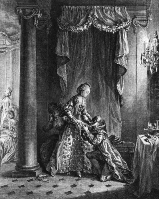 Framed Print : 18Thc Frnc / At the Ball Framed Print : 18Thc Frnc / At the Ball