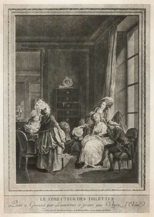 Framed Print : 18THC FRNC / TOILETTE Framed Print : 18THC FRNC / TOILETTE