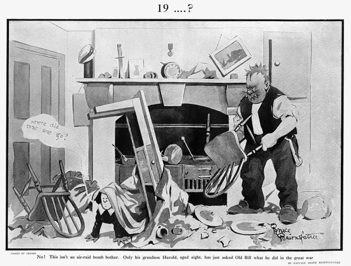 Framed Print : 19 ? by Bruce Bairnsfather Framed Print : 19 ? by Bruce Bairnsfather