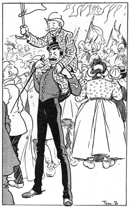 Framed Print : 1902 Coronation - In the Crowd, a friend in need Framed Print : 1902 Coronation - In the Crowd, a friend in need