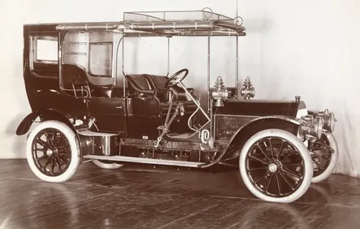 Framed Print : 1907 Mercedes Simplex