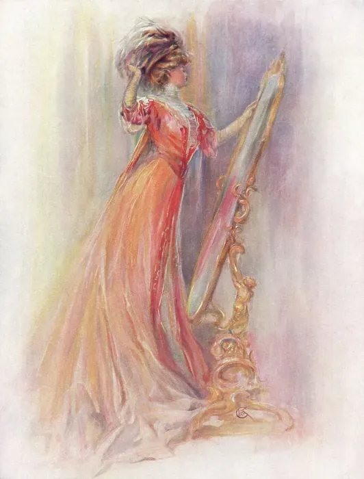 Framed Print : 1908 Ladies Costume Framed Print : 1908 Ladies Costume