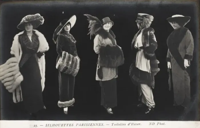 Framed Print : 1910s French Fashions (Women) Framed Print : 1910s French Fashions (Women)
