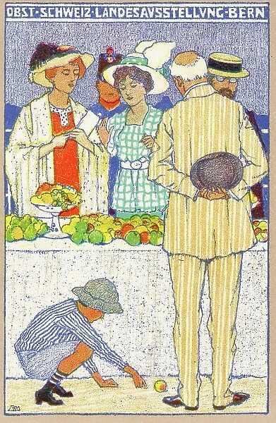 1914 Swiss National Exhibition The Fruit Stall