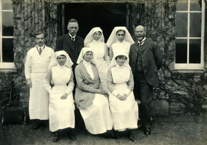 Framed Print : 1914 VAD staff in 1917 Framed Print : 1914 VAD staff in 1917