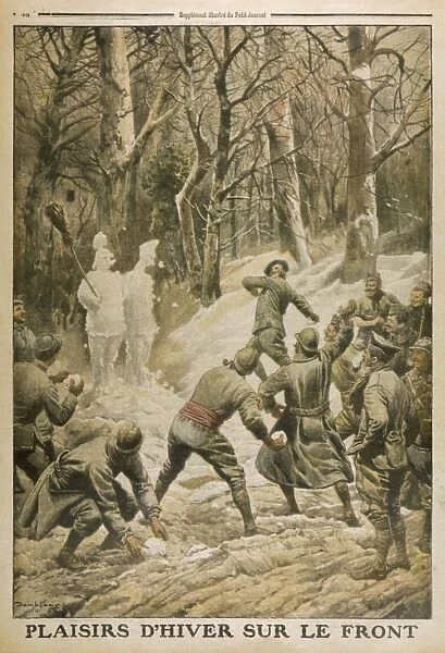 1917  /  French Troops  /  Snow