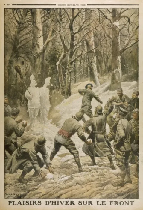 Framed Print : 1917 / French Troops / Snow Framed Print : 1917 / French Troops / Snow