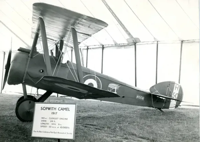 Framed Print : The 1917 Sopwith Camel of the Nash Collection inside the? Framed Print : The 1917 Sopwith Camel of the Nash Collection inside the?