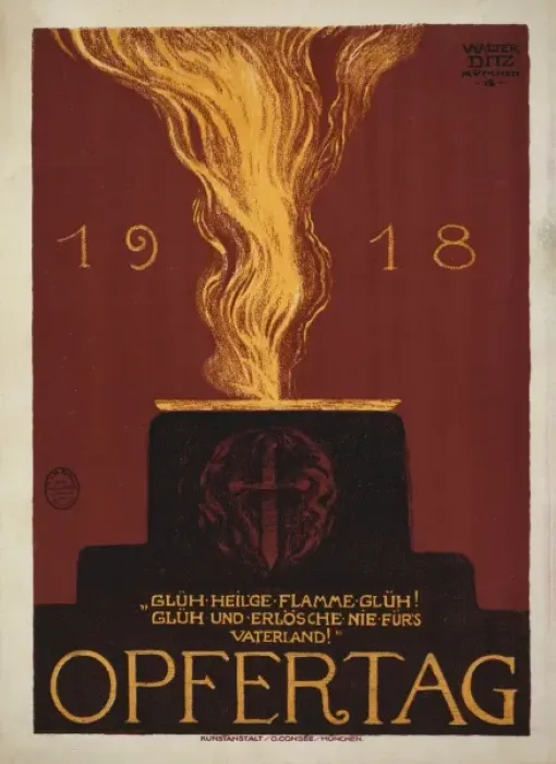 Framed Print : 1918 Opfertag Framed Print : 1918 Opfertag