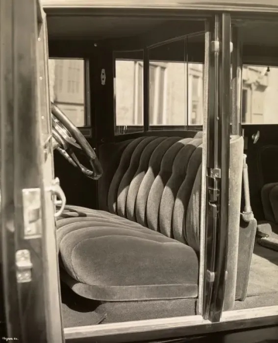 Framed Print : 1920s car. Automobile (Cars). Interior of an automobile Framed Print : 1920s car. Automobile (Cars). Interior of an automobile
