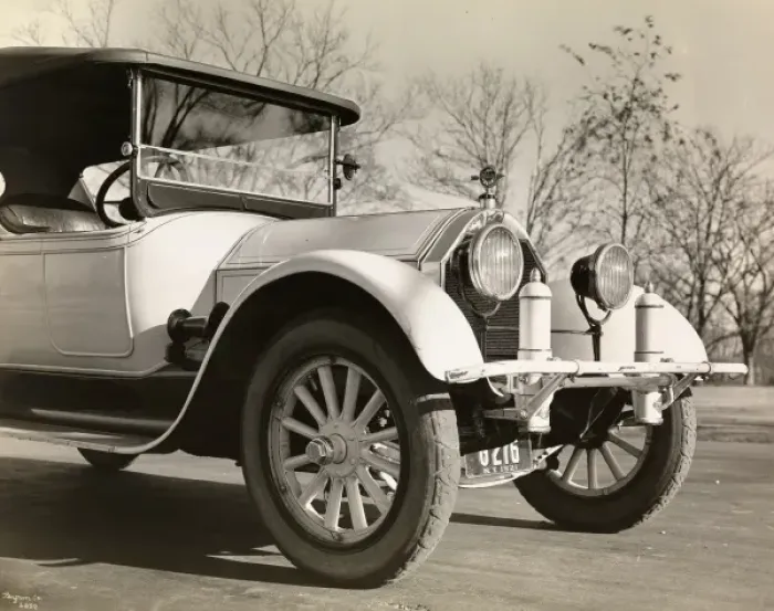 Framed Print : 1920s car. Automobile (Cars). Close-up of the front of an automobile Framed Print : 1920s car. Automobile (Cars). Close-up of the front of an automobile