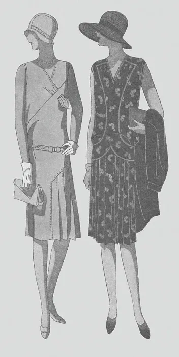 Framed Print : 1920s Ladies Costumes Framed Print : 1920s Ladies Costumes
