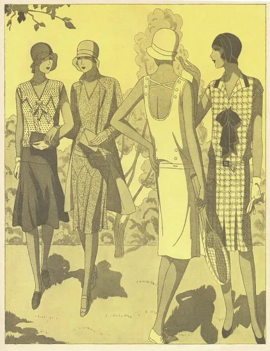 Framed Print : 1920s Ladies Costumes Framed Print : 1920s Ladies Costumes
