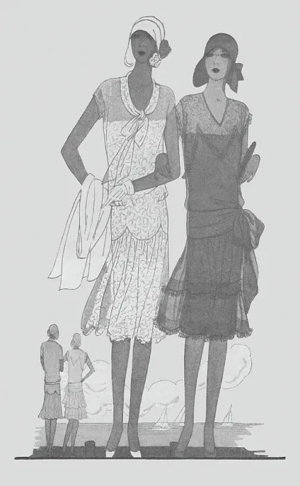 Framed Print : 1920s Ladies Costumes Framed Print : 1920s Ladies Costumes