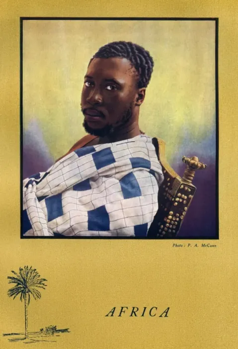 Framed Print : A 1920s portrait of an African man Framed Print : A 1920s portrait of an African man