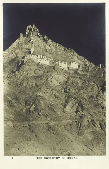 Framed Print : 1922 British Mt Everest Expedition - Shekar Monastery Framed Print : 1922 British Mt Everest Expedition - Shekar Monastery