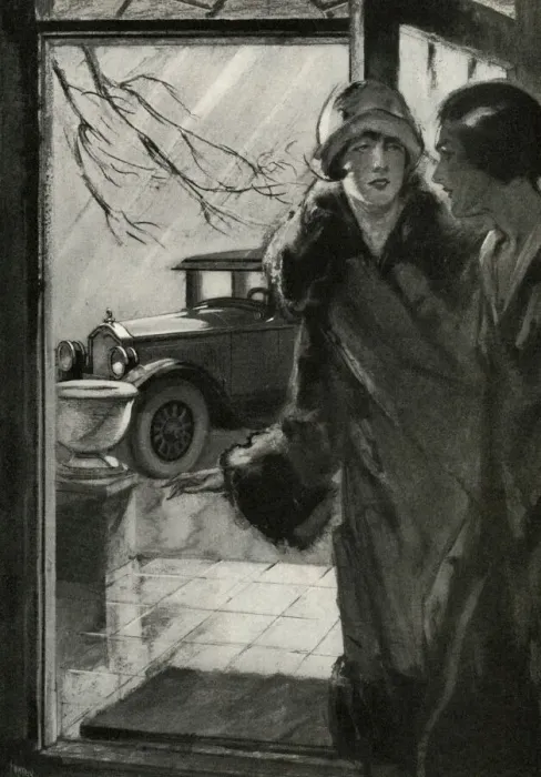 Framed Print : Buick car. Illustration from Ladies Home Journal February 1926. Artist anon. Date: 1926 Framed Print : Buick car. Illustration from Ladies Home Journal February 1926. Artist anon. Date: 1926