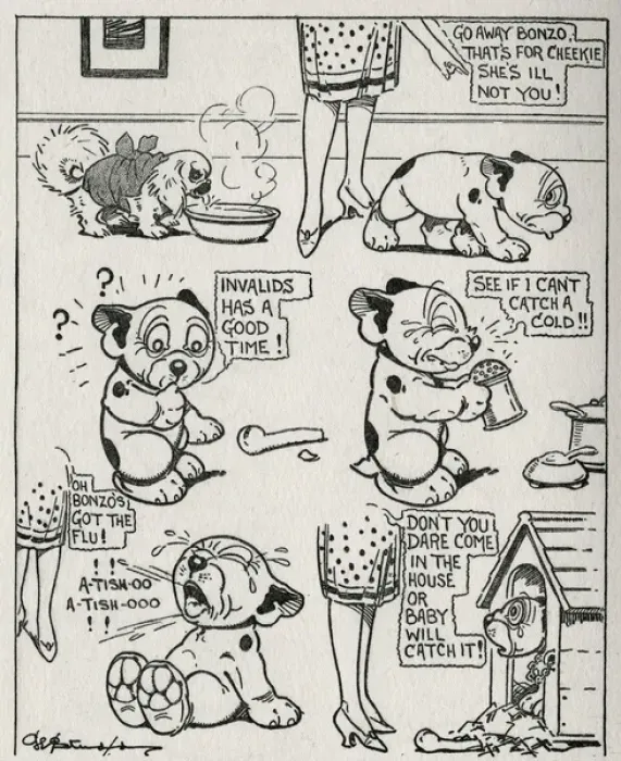 Framed Print : Bonzo Date: 1927 Framed Print : Bonzo Date: 1927
