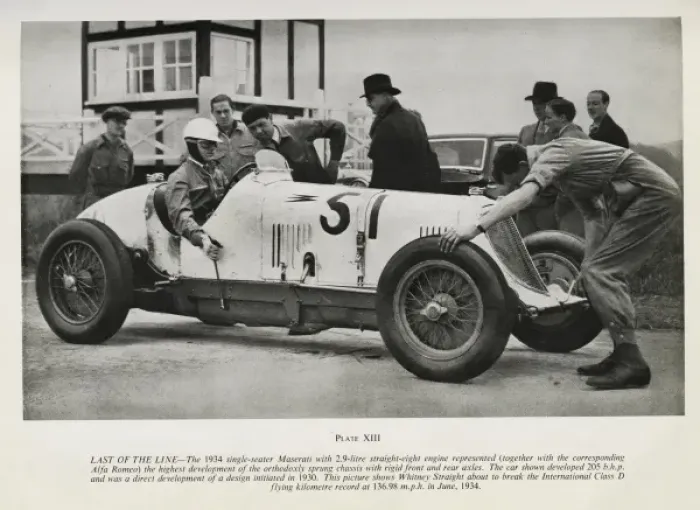 Framed Print : 1934 single-seater Maserati