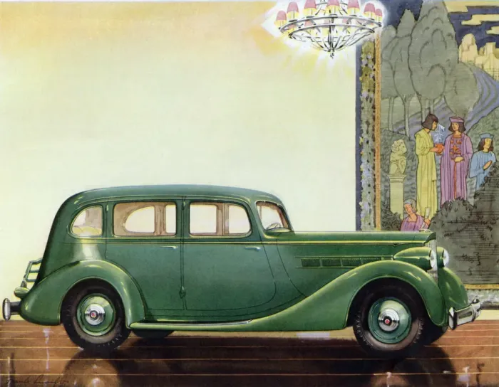 Framed Print : 1935 Packard Eight Sedan Framed Print : 1935 Packard Eight Sedan