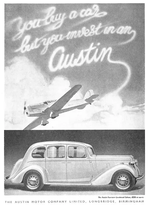 Framed Print : 1937 Austin Fourteen Goodwood Saloon Car Framed Print : 1937 Austin Fourteen Goodwood Saloon Car