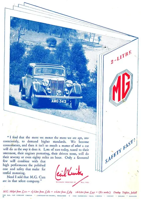 Framed Print : 1938 MG Motor Cars - AMO 342 Framed Print : 1938 MG Motor Cars - AMO 342