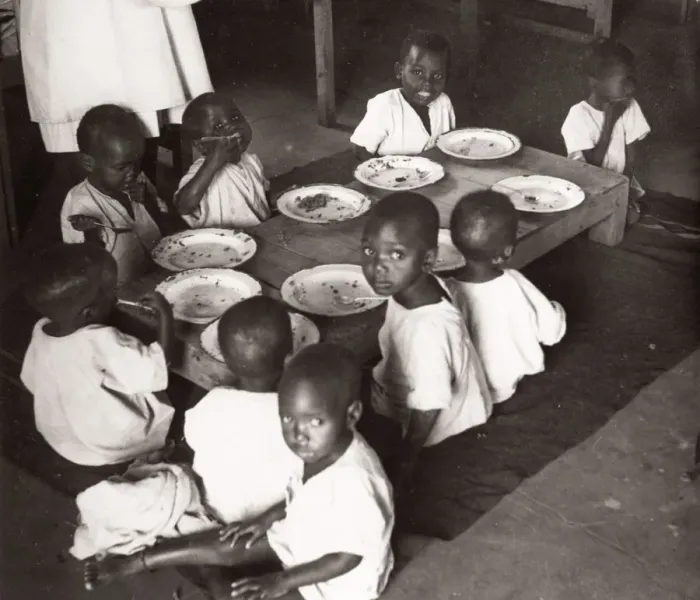 Framed Print : 1940s East Africa - children in hospital Nairobi, Kenya Framed Print : 1940s East Africa - children in hospital Nairobi, Kenya