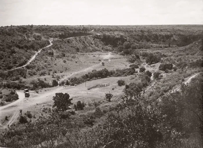 Framed Print : 1940s East Africa - rift valley scenery, Kenya Framed Print : 1940s East Africa - rift valley scenery, Kenya
