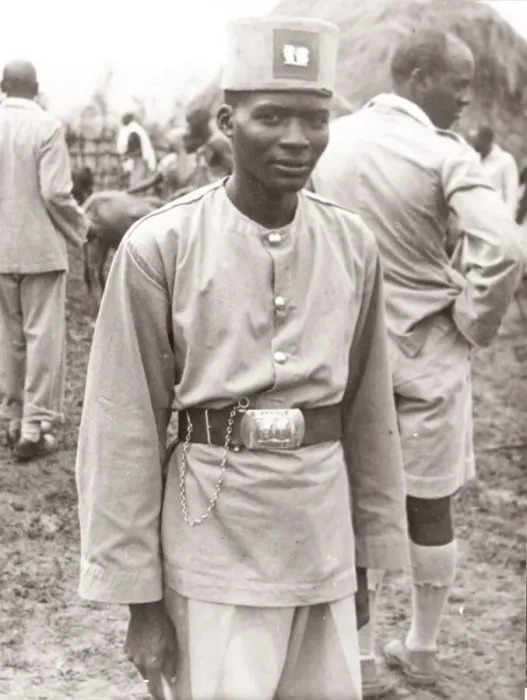 Framed Print : 1940s East Africa - Uganda - a chiefs policeman Framed Print : 1940s East Africa - Uganda - a chiefs policeman