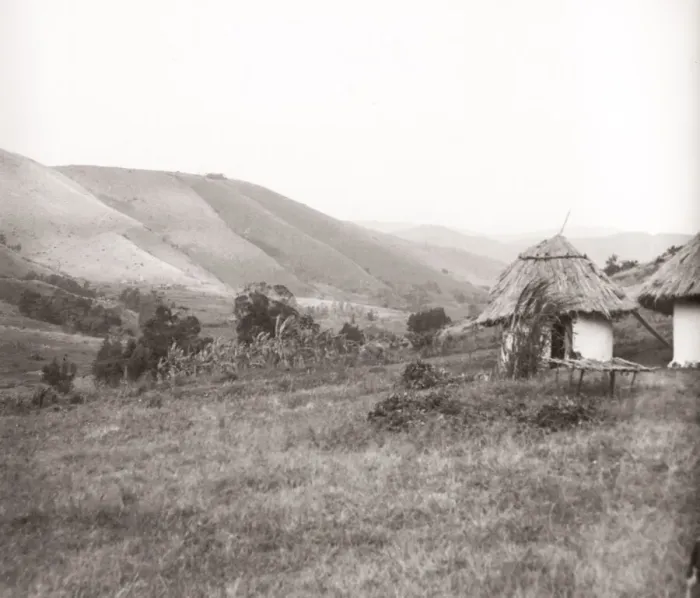 Framed Print : 1940s East Africa - Uganda - houses, Marusange Valley