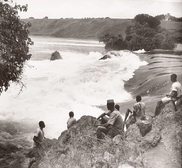 1940s East Africa - Uganda - Ripon Falls, Lake Victoria
