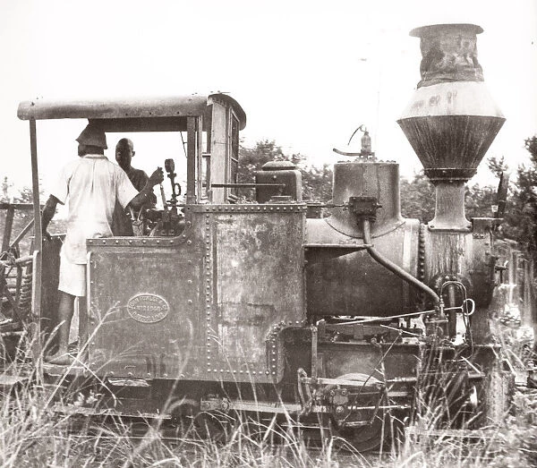 1940s East Africa - Uganda - steam train sugar plantation