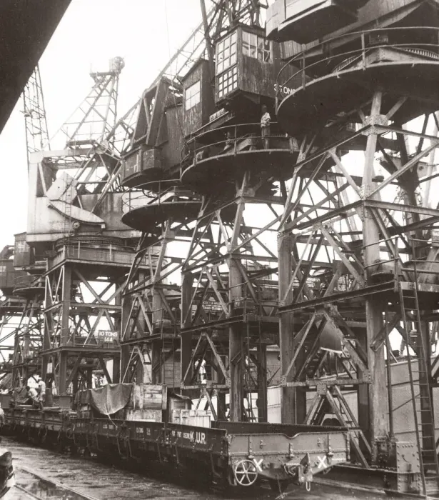 Framed Print : 1940s East Africa - view of docks at Mombasa Kenya Framed Print : 1940s East Africa - view of docks at Mombasa Kenya