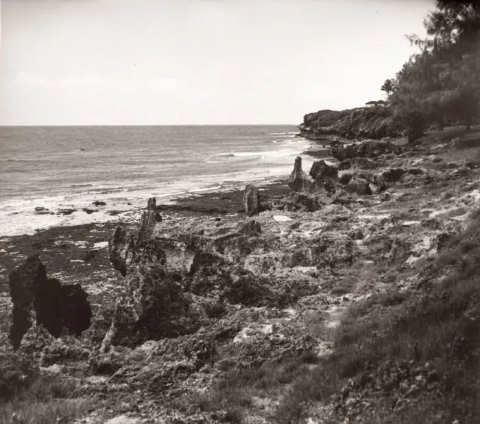 Framed Print : 1940s East Africa - view along the sea at Mombasa Kenya Framed Print : 1940s East Africa - view along the sea at Mombasa Kenya