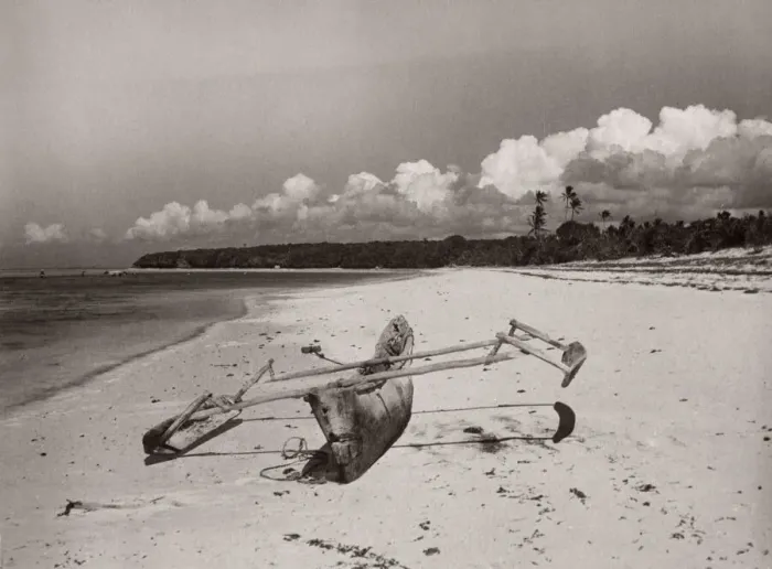 Framed Print : 1940s East Africa - view along sea at Mombasa Kenya Framed Print : 1940s East Africa - view along sea at Mombasa Kenya