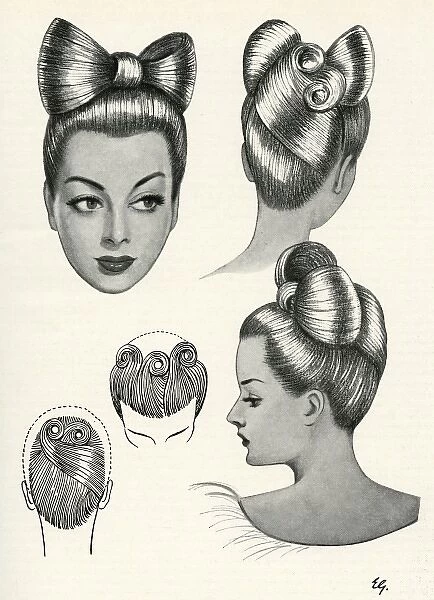 1940s hairstyle - Bow