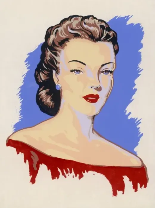 Framed Print : 1940S LADY Framed Print : 1940S LADY