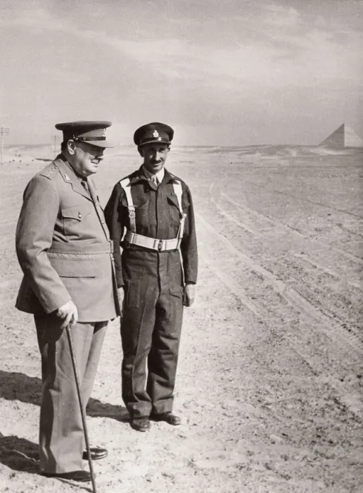 Framed Print : 1943 Egypt - British prime minister Winston Churchill Framed Print : 1943 Egypt - British prime minister Winston Churchill