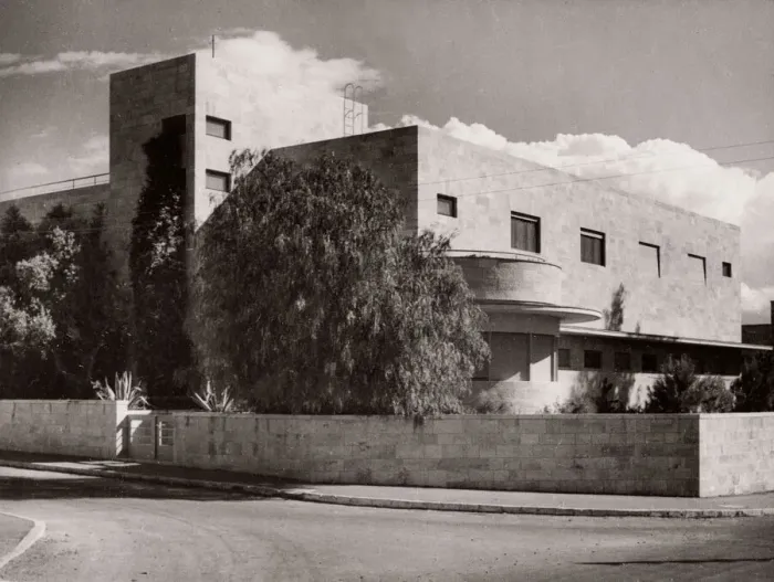 Framed Print : 1943 - Jerusalem, Palestine (Israel) - modern architecture Framed Print : 1943 - Jerusalem, Palestine (Israel) - modern architecture