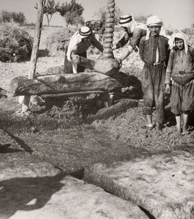 Framed Print : 1943 Syria - boiling grapes to made Arak liqour Framed Print : 1943 Syria - boiling grapes to made Arak liqour