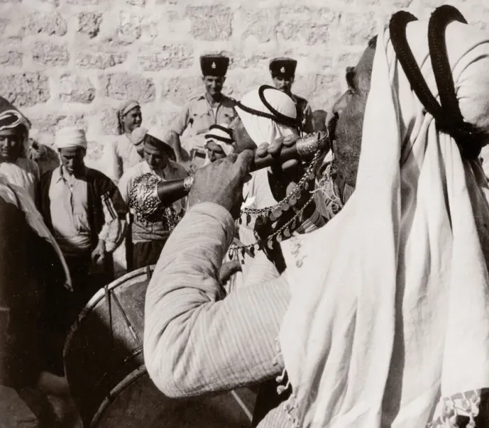 Framed Print : 1943 Syria - celebrating the festival of Eid at Bobline Framed Print : 1943 Syria - celebrating the festival of Eid at Bobline