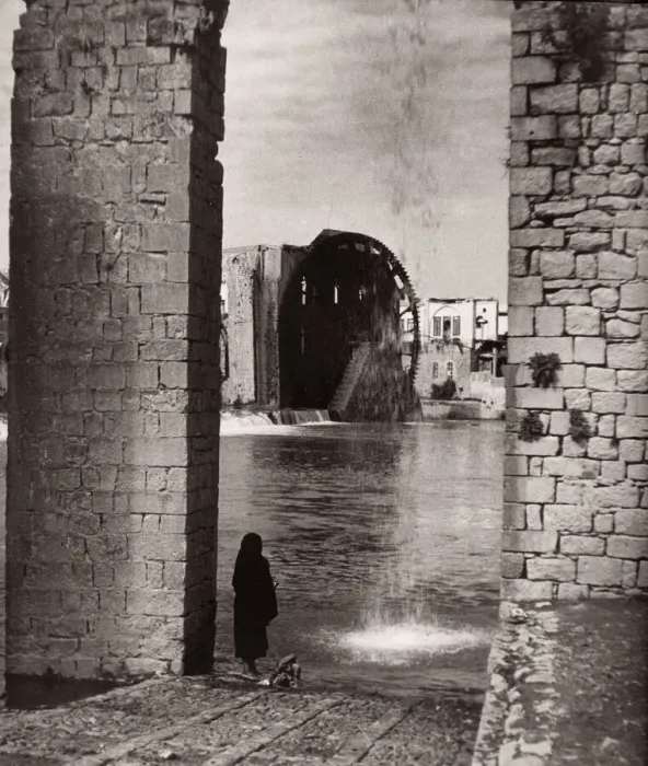Framed Print : 1943 Syria - Hama on the river Orontes Framed Print : 1943 Syria - Hama on the river Orontes