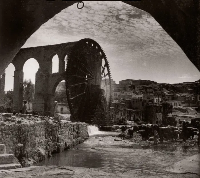 Framed Print : 1943 Syria - Hama on the river Orontes Framed Print : 1943 Syria - Hama on the river Orontes