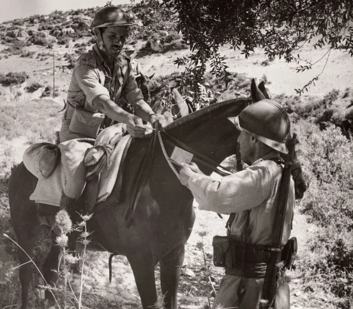 Framed Print : 1943 Syria Trans-Jordanian Frontier Force TJFF regiment Framed Print : 1943 Syria Trans-Jordanian Frontier Force TJFF regiment