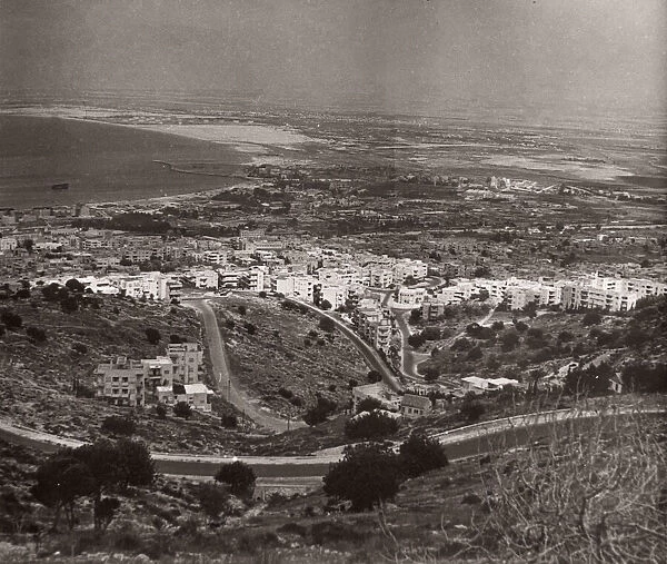 1943 - view of Haifa in Palestine
